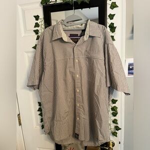 Pacific Trail Checkered Short Sleeve Button-Up Shirt